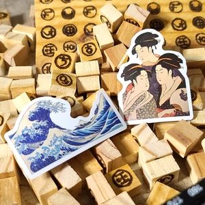 Asian Historical Art Stickers